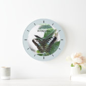 Photo Papillon - Horloge murale personnalisée (Maison)