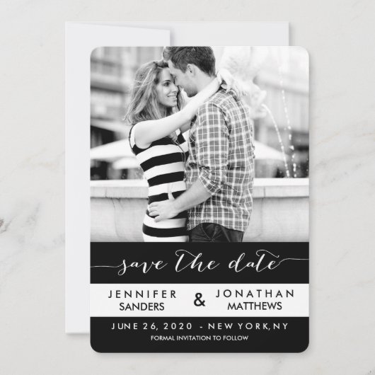 Photo par bandes | Moderne Enregistrer les cartes  (Devant)