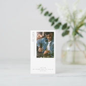 Photo party DJ Carte de visite mariage (Debout devant)