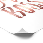 Photo Patron de fille | Impression d'or Rose (Coin)