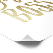 Photo Patron de fille | Impression Gold Art (Coin)