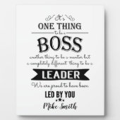 Photo patron Extraordinaire merci plaque (Devant)