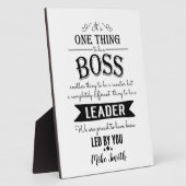 Photo patron Extraordinaire merci plaque (Côté)