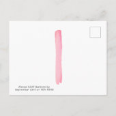 Photo Paw Rose Cute Invitation de fête d'anniversa (Dos)