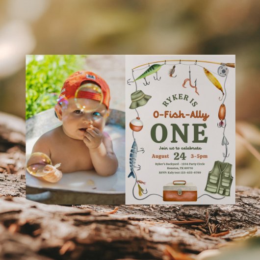 Photo Pêche Invitation Anniversaire