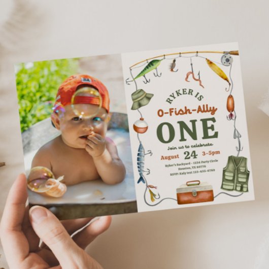 Photo Pêche Invitation Anniversaire