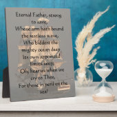 Photo Père éternel fort pour sauver Plaque (Côté)