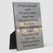 Photo Père éternel fort pour sauver Plaque (Côté)