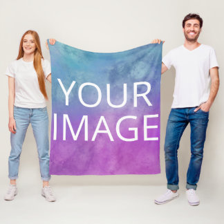 Photo personalized   fleece deken