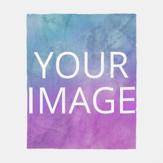 Photo personalized fleece deken (Voorkant)