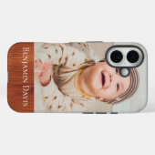 Photo Personalized Woodgrain Case-Mate iPhone Case (Achterkant (horizontaal))