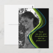 Photo personnalisable - Carte de remerciements de (Devant / Derrière)