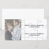 Photo personnalisable "Fausse" carte de puzzle - 1 (Devant / Derrière)