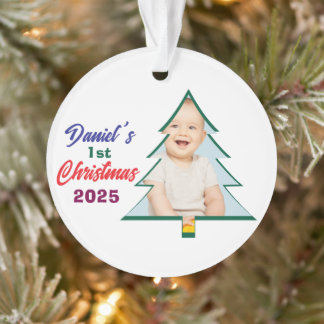 Photo personnalisé Arbre de Noël 1er de Daniel