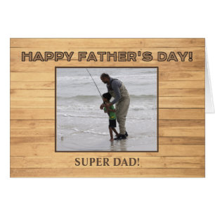Photo personnalisé de Super Papa pour la fête des