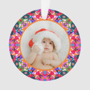 Photo personnalisé Joyeux Noël Moderne Coloré