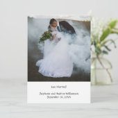 Photo Personnalisé Mariage Elopement Faire-part (Debout devant)