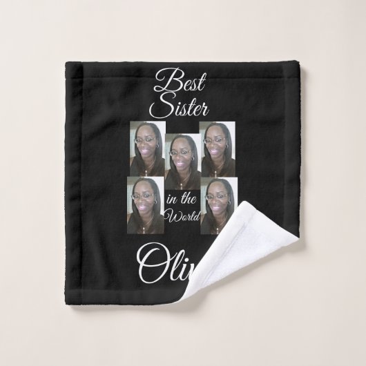 PHOTO PERSONNALISÉE (Gant de toilette)