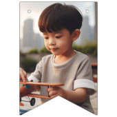 Photo personnalisée 16 Drapeaux Joyeux anniversair (Premier drapeau)