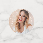 Photo personnalisée 16e anniversaire Confetti (Petit recto)