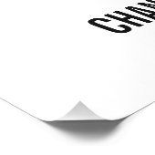 Photo personnalisée 18" x 14" Impression de la tai (Coin)