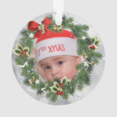 Photo personnalisée 1er Noël (dos)