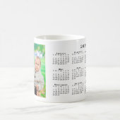 Photo personnalisée 2025 Calendrier Café Mug (Centre)