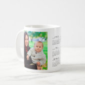 Photo personnalisée 2026 Calendrier Café Mug (Devant gauche)