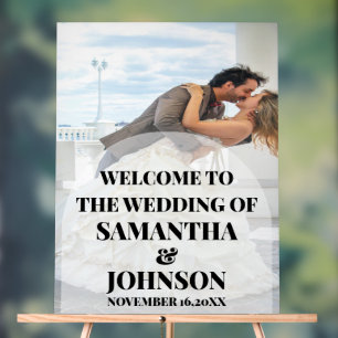 Photo personnalisée Acrylique Mariage Affiche de b