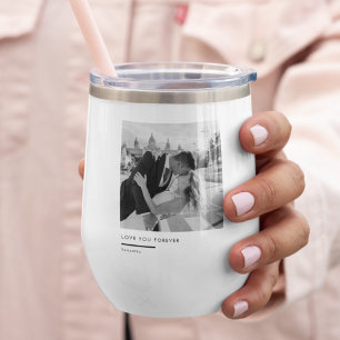 Photo personnalisée – Amour éternel minimaliste