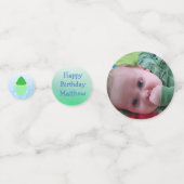 Photo personnalisée & Anniversaire Confetti (Devant)