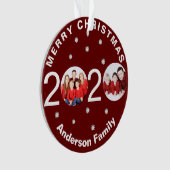 Photo personnalisée Arbre de Noël 2020 (devant)