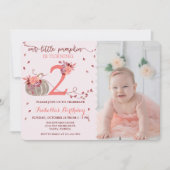 Photo personnalisée Automne 2e Invitation annivers (Devant)