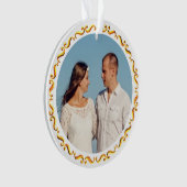 Photo personnalisée avec cadre doré (devant)