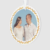 Photo personnalisée avec cadre doré (devant)