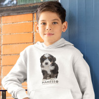 Photo personnalisée avec le nom de votre chien