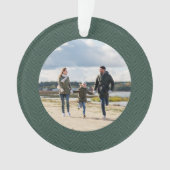 Photo personnalisée avec tweet vert simple classiq (devant)