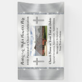 Photo personnalisée, bannières pour l'anniversaire (Vertical)