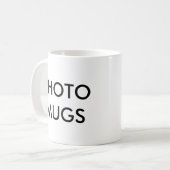 Photo Personnalisée Blanc Mug Blanc Mug Blank (Devant gauche)