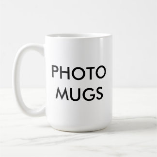Photo Personnalisée Blanc Mug Blanc Mug Blank