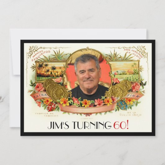 Photo personnalisée Boîte à Étiquette Invitation d (Devant)