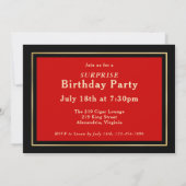 Photo personnalisée Boîte à Étiquette Invitation d (Dos)