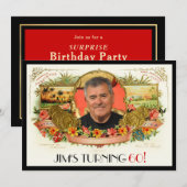 Photo personnalisée Boîte à Étiquette Invitation d (Devant / Derrière)