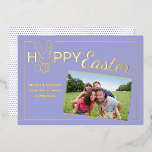 Photo Personnalisée Bonne Carte de voeux de lapin 