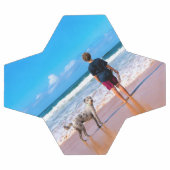 Photo personnalisée Boule de soccer Cadeaux Vos ph (Plat)