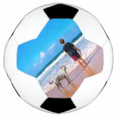 Photo personnalisée Boule de soccer Cadeaux Vos ph (Devant)