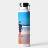 Photo personnalisée Bouteille d'eau Vos animaux Ph (Arrière)