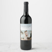 Photo personnalisée Bouteille Étiquette Anniversai (Devant)