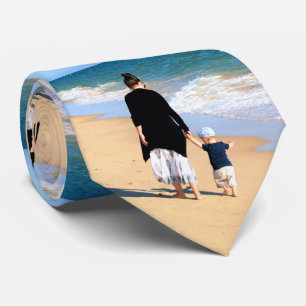 Photo personnalisée Cadeau Cravate Votre famille P