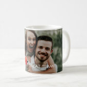 Photo personnalisée Café Mug (Devant droit)
